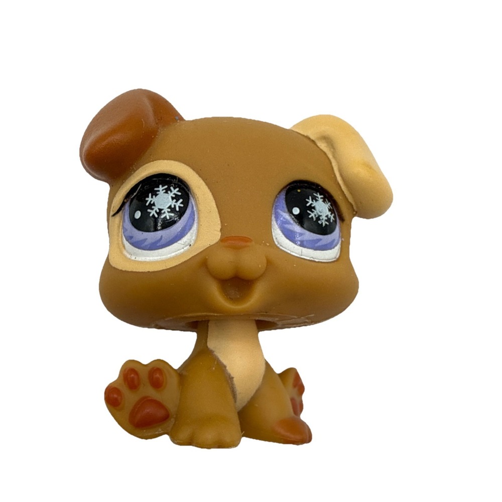Authentic Littlest Pet Shop #760 Dog Baby‎ Boxer Puppy / Original Hasbro LPS